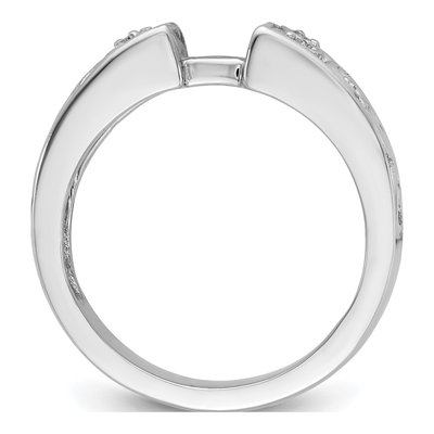 14K White Gold Diamond Engagement Engagement Ring Semi-Mount – view 3