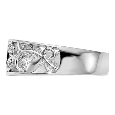 14K White Gold Diamond Engagement Engagement Ring Semi-Mount – view 4