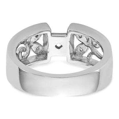 14K White Gold Diamond Engagement Engagement Ring Semi-Mount – view 6