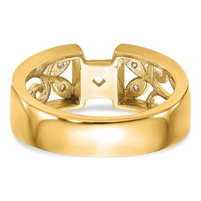 14K Yellow Gold Diamond Engagement Engagement Ring Semi-Mount – view 7