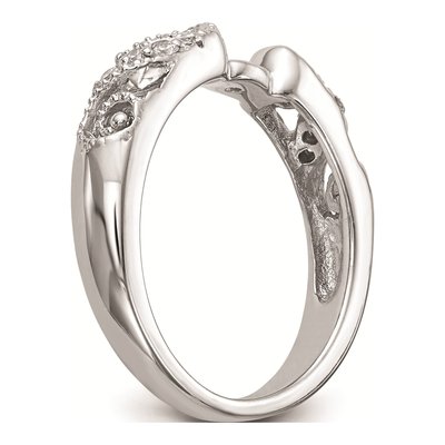 14K White Gold Diamond Engagement Ring Mounting – view 6