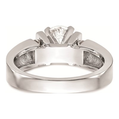 14K White Gold Diamond Engagement Ring Mounting – view 5