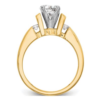 14K Yellow Gold Diamond Engagement Engagement Ring Semi-Mount – view 2