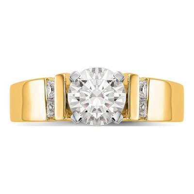 14K Yellow Gold Diamond Engagement Engagement Ring Semi-Mount – view 5