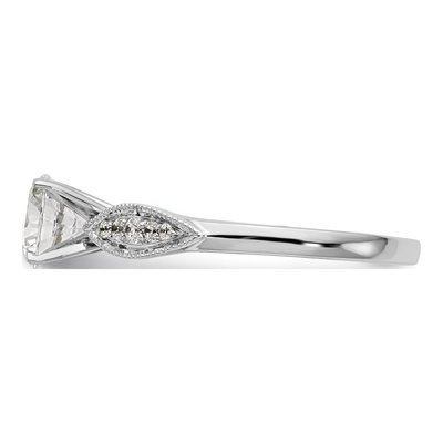14K White Gold Diamond Engagement Engagement Ring Semi-Mount – view 4
