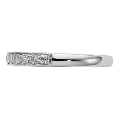 14K White Gold 1/3 ct tw Lab-Grown Diamond Wedding Band – view 5