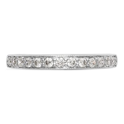 14K White Gold 1/3 ct tw Diamond Wedding Band – view 5