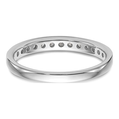 14K White Gold 1/3 ct tw Diamond Wedding Band – view 6