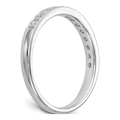 14K White Gold 1/3 ct tw Diamond Wedding Band – view 7
