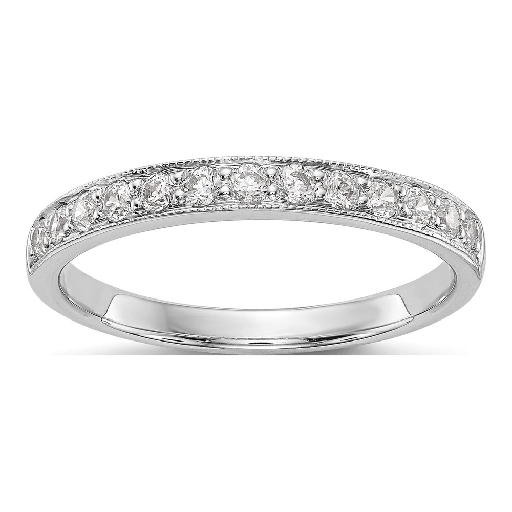 14K White Gold 1/3 ct tw Diamond Wedding Band