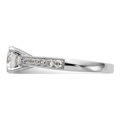 14K White Gold Diamond Engagement Engagement Ring Semi-Mount – view 4