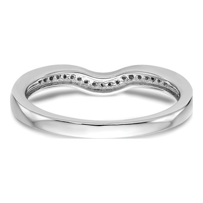 14K White Gold 1/15 ct tw Diamond Wedding Band – view 6