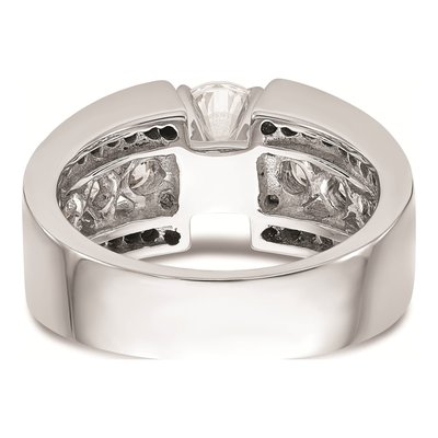 14K White Gold Diamond Engagement Ring Mounting – view 6