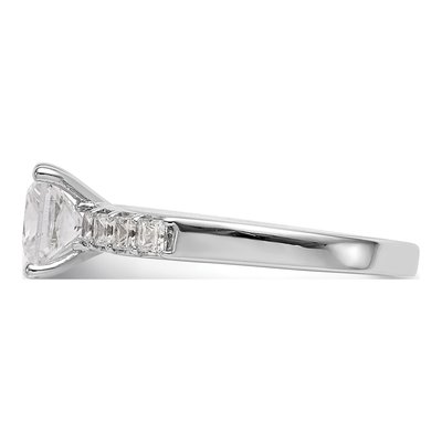 Platinum Diamond Engagement Ring Semi-Mount – view 3