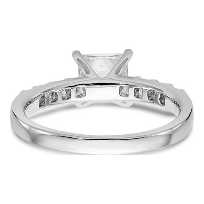 Platinum Diamond Engagement Ring Semi-Mount – view 6