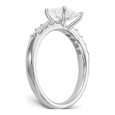 Platinum Diamond Engagement Ring Semi-Mount – view 7