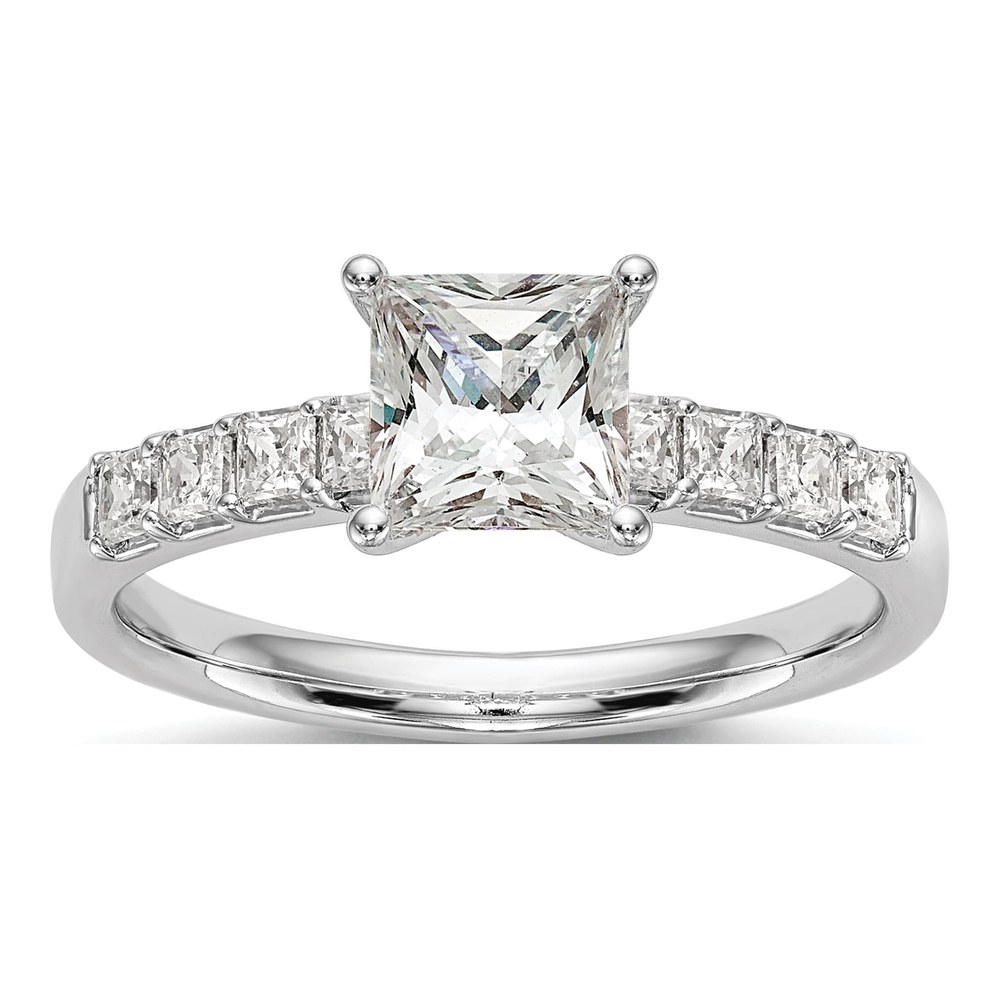 Platinum Diamond Engagement Ring Semi-Mount