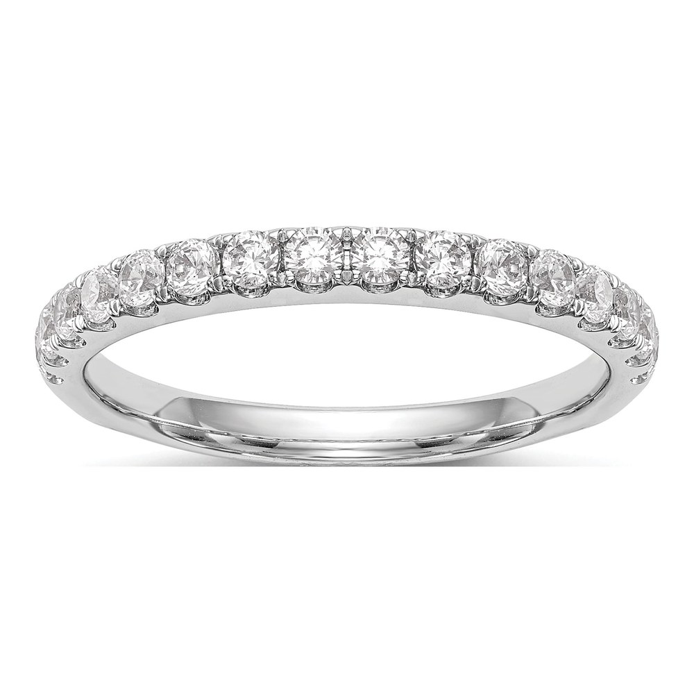 14K White Gold 1/2 ct tw Lab-Grown Diamond Wedding Band