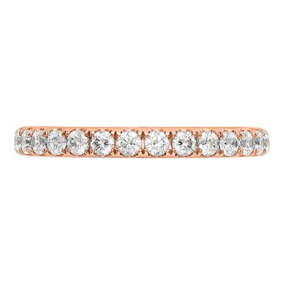 14K Rose Gold 1/2 ct tw Lab-Grown Diamond Wedding Band – view 4