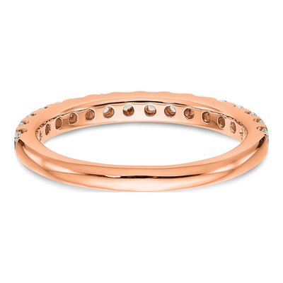 14K Rose Gold 1/2 ct tw Lab-Grown Diamond Wedding Band – view 5