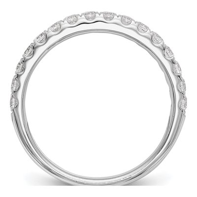 14K White Gold 1/2 ct tw Diamond Wedding Band – view 2