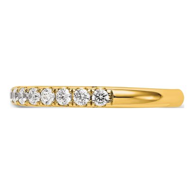 14K Yellow Gold 1/2 ct tw Lab-Grown Diamond Wedding Band – view 3