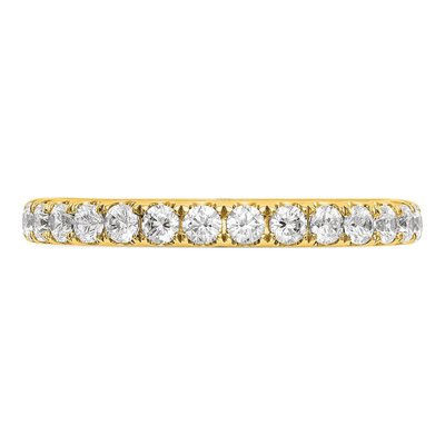 14K Yellow Gold 1/2 ct tw Lab-Grown Diamond Wedding Band – view 4