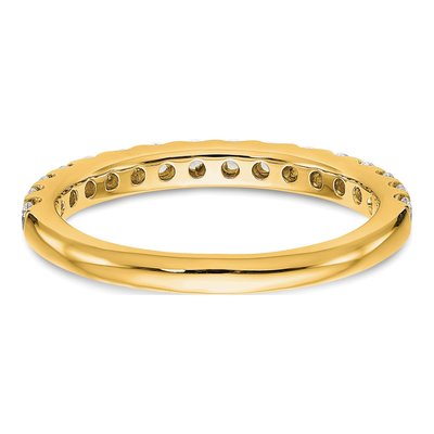 14K Yellow Gold 1/2 ct tw Lab-Grown Diamond Wedding Band – view 5