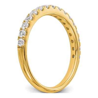 14K Yellow Gold 1/2 ct tw Lab-Grown Diamond Wedding Band – view 6