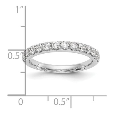 14K White Gold 3/4 ct tw Lab-Grown Diamond Wedding Band – view 8