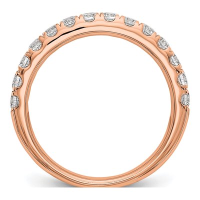 14K Rose Gold 3/4 ct tw Lab-Grown Diamond Wedding Band – view 3