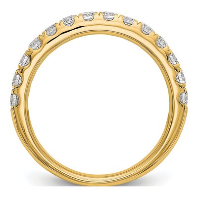 14K Yellow Gold 3/4 ct tw Lab-Grown Diamond Wedding Band – view 3