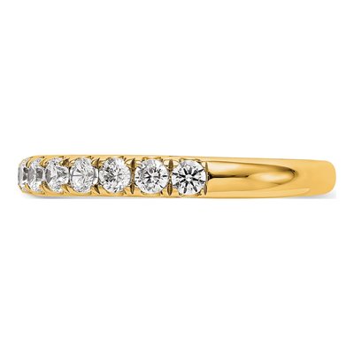 14K Yellow Gold 3/4 ct tw Lab-Grown Diamond Wedding Band – view 4