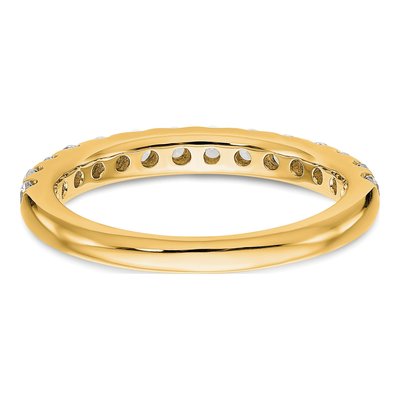 14K Yellow Gold 3/4 ct tw Lab-Grown Diamond Wedding Band – view 6