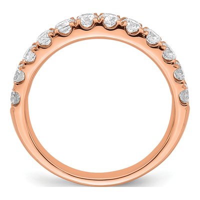 14K Rose Gold 7/8 ct tw Lab-Grown Diamond Wedding Band – view 3