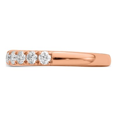 14K Rose Gold 7/8 ct tw Lab-Grown Diamond Wedding Band – view 4