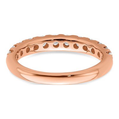 14K Rose Gold 7/8 ct tw Lab-Grown Diamond Wedding Band – view 6