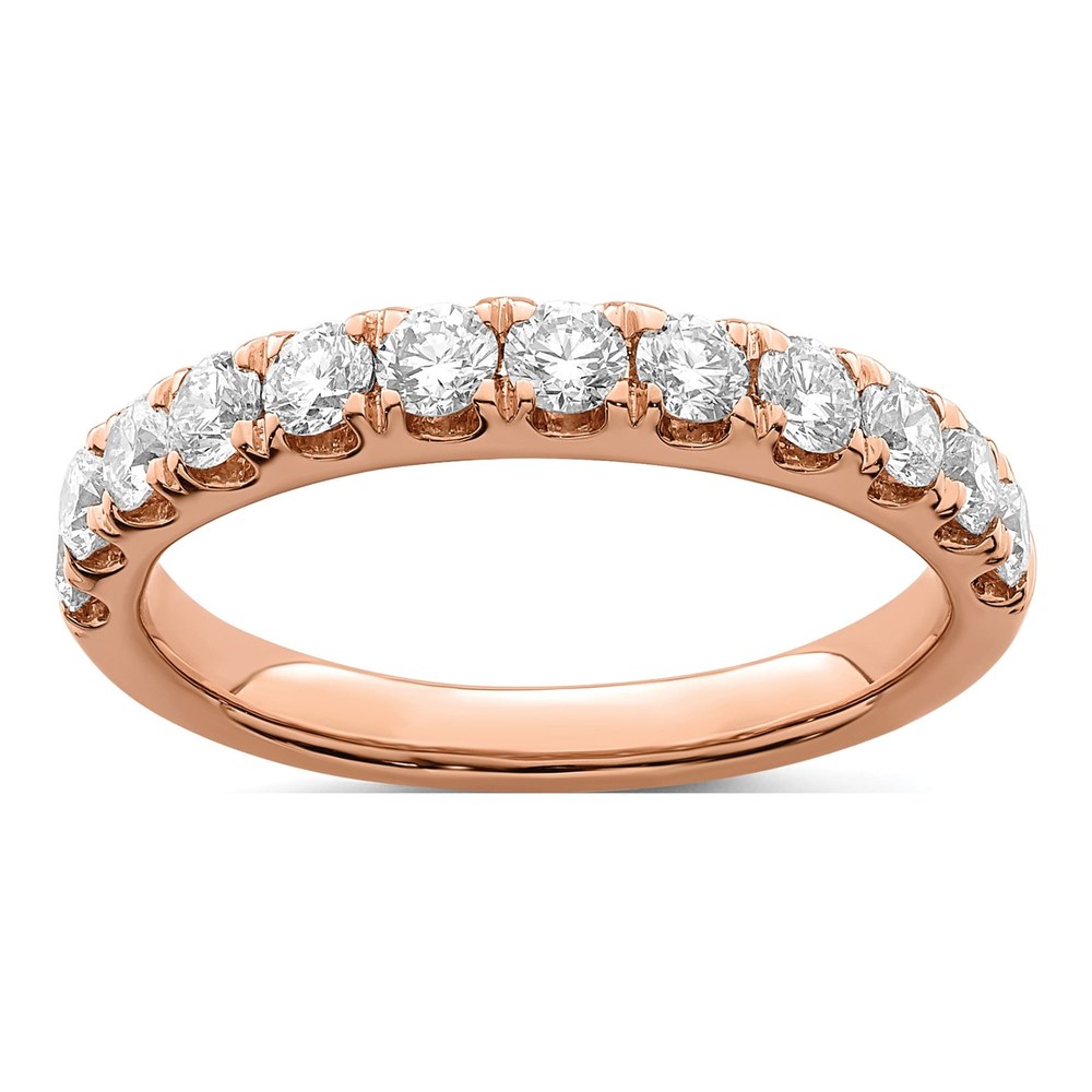 14K Rose Gold 7/8 ct tw Lab-Grown Diamond Wedding Band