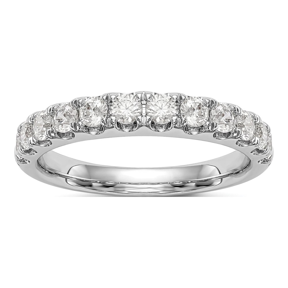 14K White Gold 7/8 ct tw Diamond Wedding Band