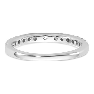 14K White Gold Diamond Peg Engagement Engagement Ring Semi-Mount – view 6