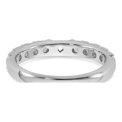 14K White Gold Lab-Grown Diamond Peg Engagement Engagement Ring Semi-Mount – view 7