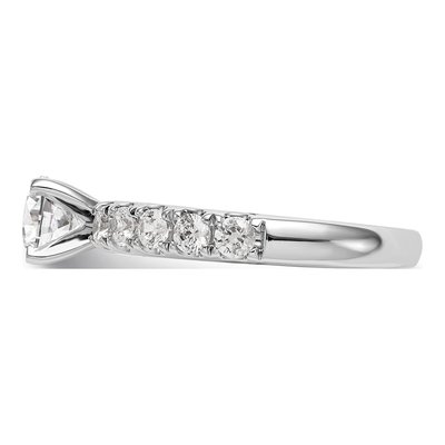 14K White Gold Diamond Engagement Engagement Ring Semi-Mount – view 4