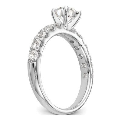 14K White Gold Diamond Engagement Engagement Ring Semi-Mount – view 7