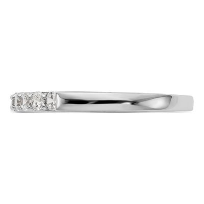 14K White Gold 1/2 ct tw Diamond Wedding Band – view 4