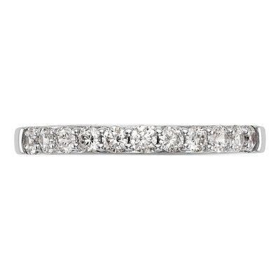 14K White Gold 1/2 ct tw Diamond Wedding Band – view 5