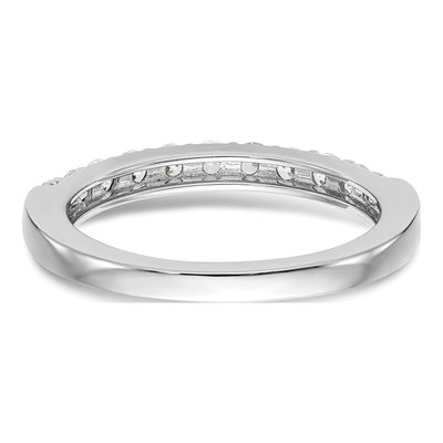 14K White Gold 1/2 ct tw Diamond Wedding Band – view 6