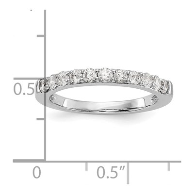 14K White Gold 1/2 ct tw Diamond Wedding Band – view 8