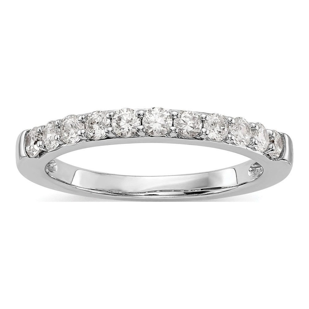 14K White Gold 1/2 ct tw Diamond Wedding Band