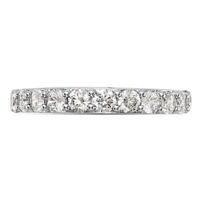 14K White Gold 1 ct tw Diamond Wedding Band – view 4