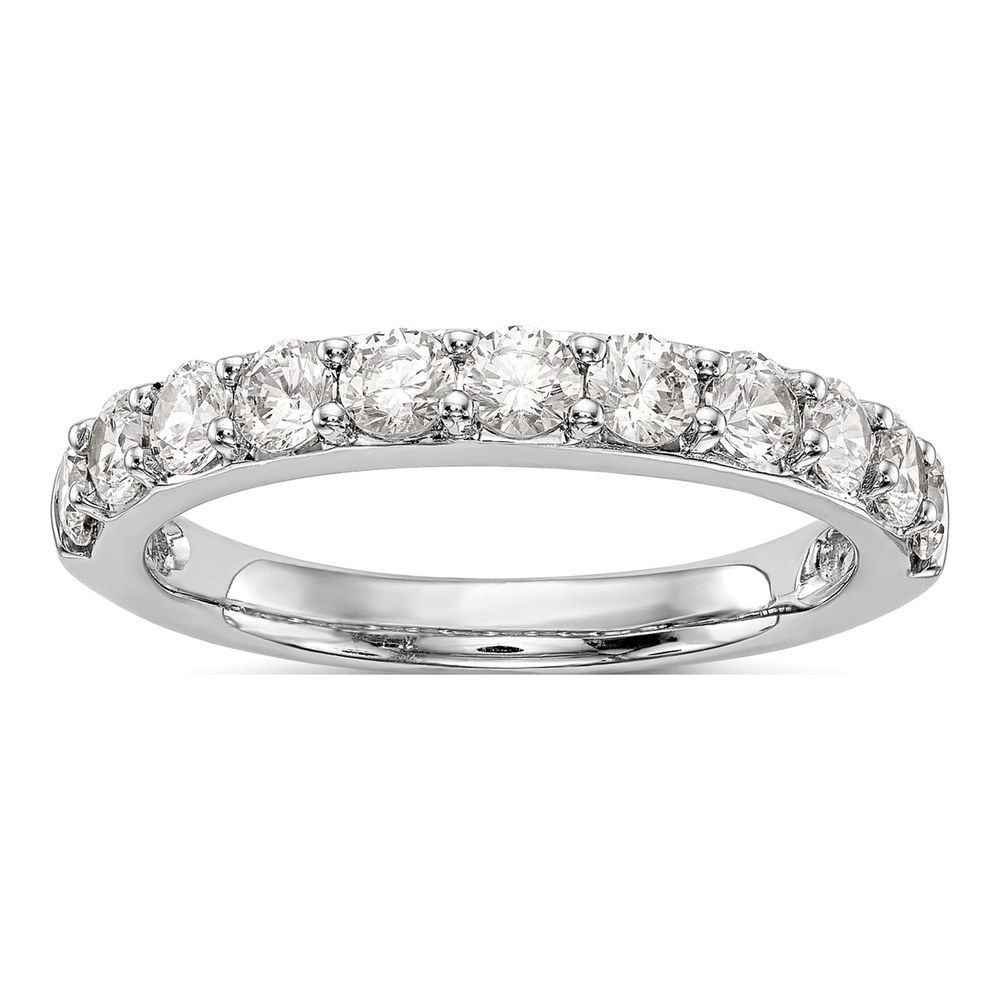 14K White Gold 1 ct tw Diamond Wedding Band